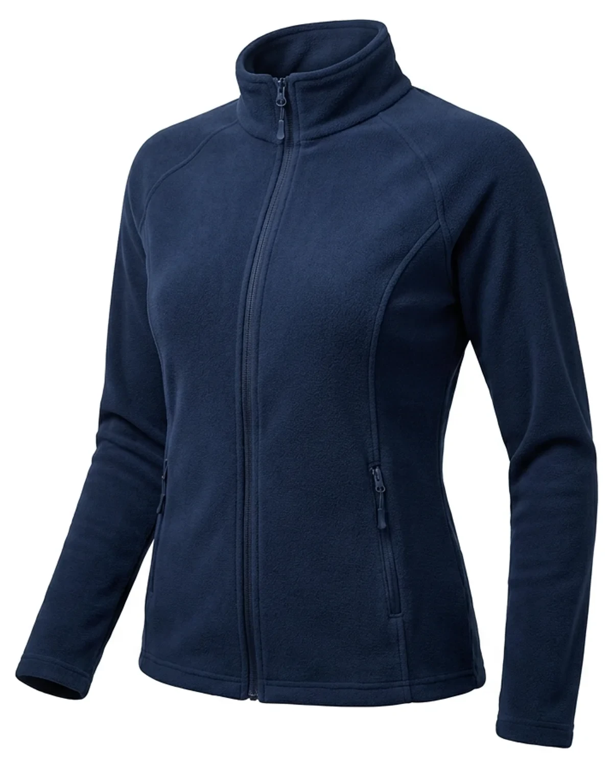 Ladies Fitted Raglan Sleeve Polar Fleece Top with Pockets
