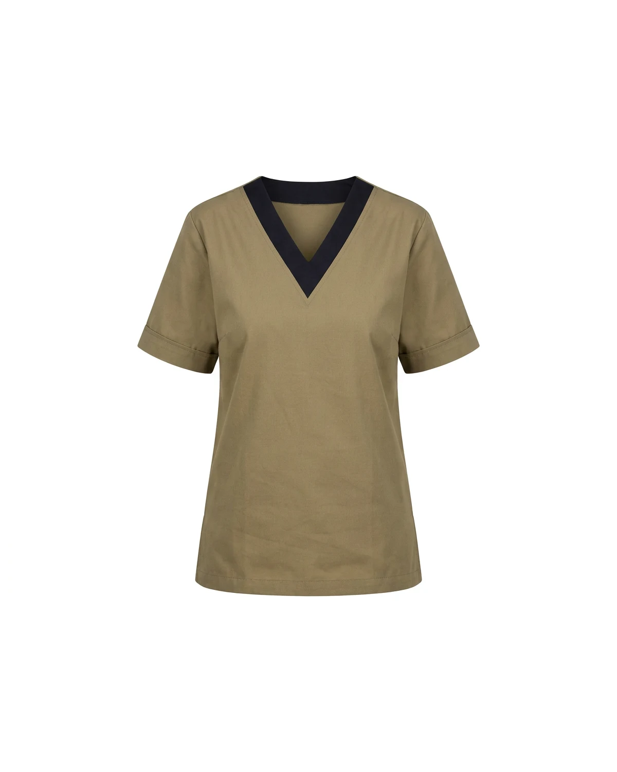 Unisex V-Neck Tunic - Short Sleeve