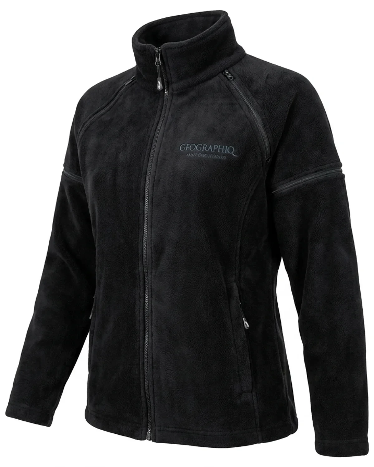 Men's Polar Fleece Top with Zip-Off Sleeves & Pockets