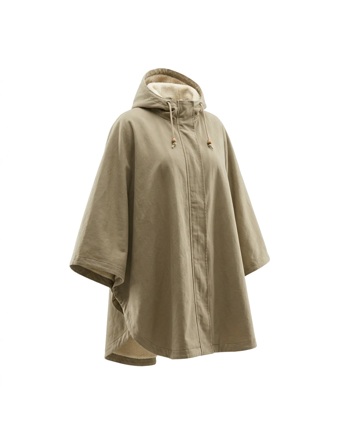 Safari Poncho - Unlined (Knee Length 97cm)