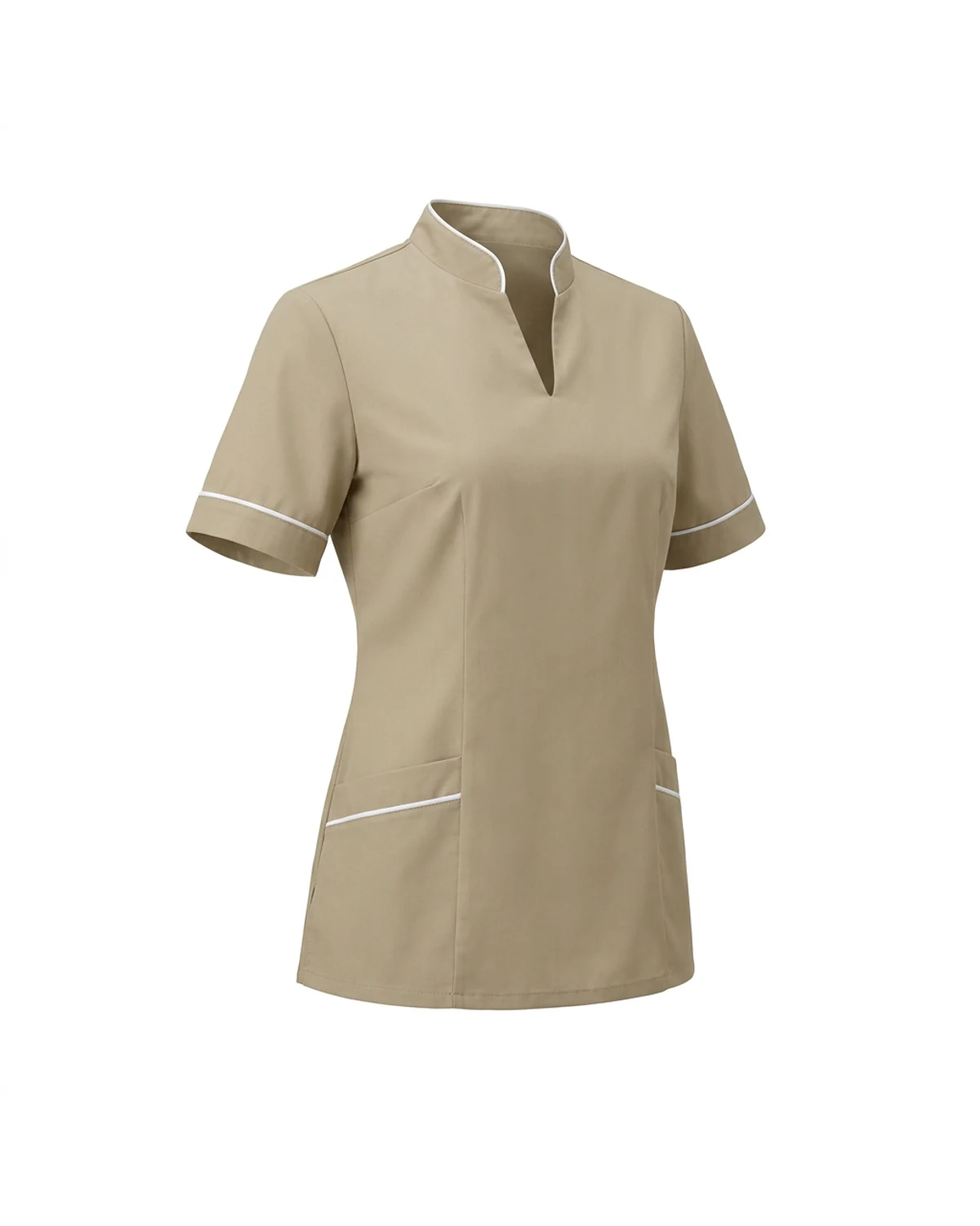 Ladies V-Neckline Service Tunic - Short Sleeve