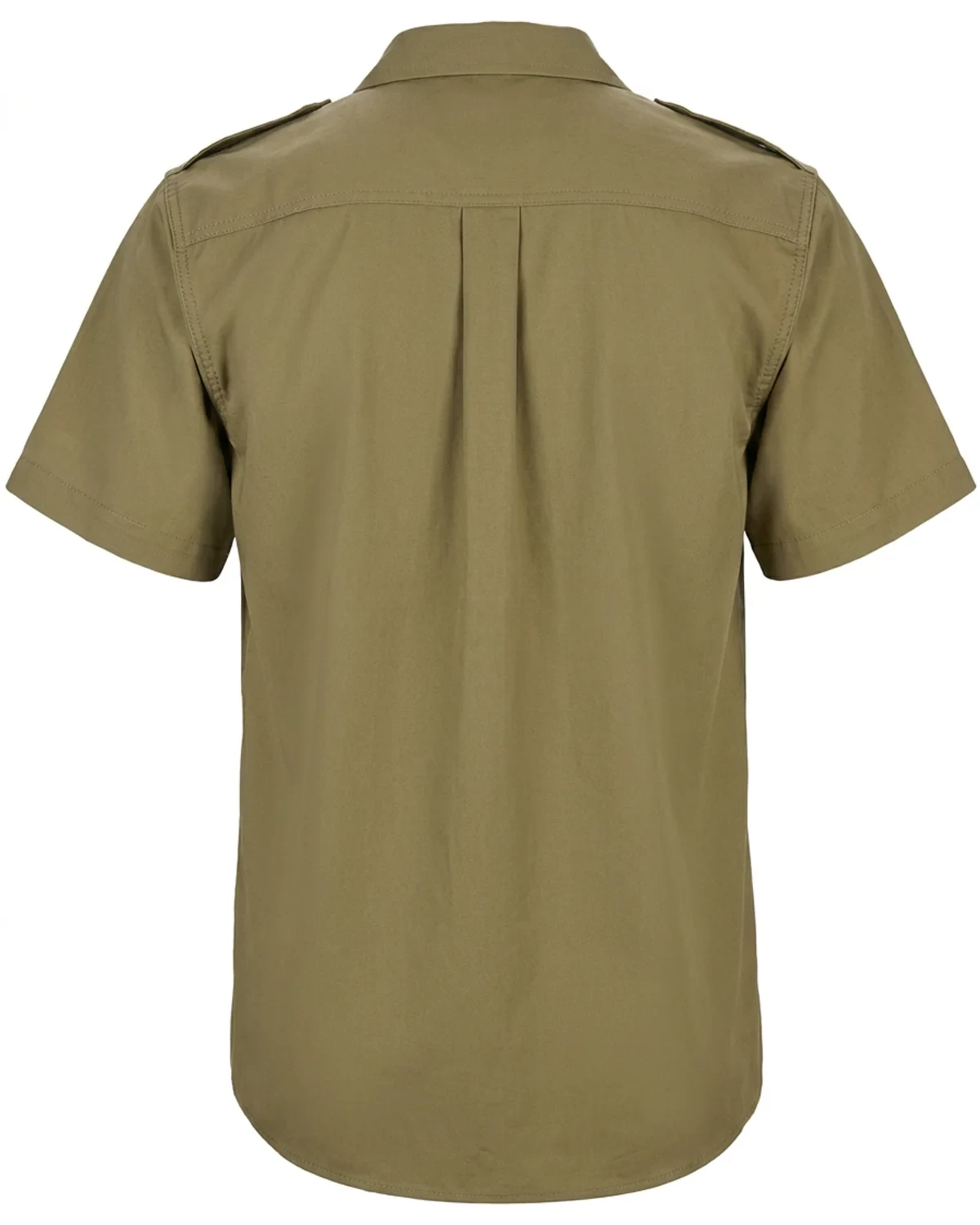 Men's Tracker Bush Shirt - Gladneck Short Sleeve with Epaulettes