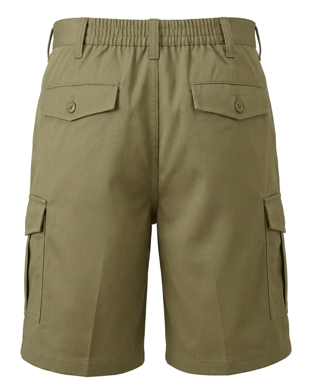 Tracker Cargo Shorts with Fly & Half-Elasticated Waistband
