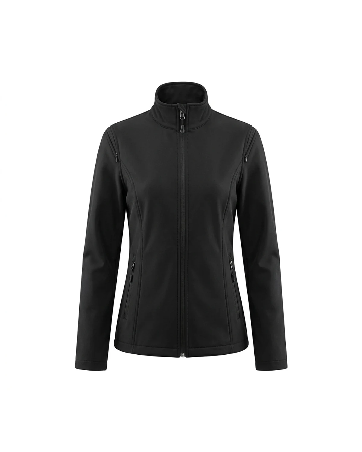 Ladies Manager Style Soft Shell Jacket: Long Sleeve