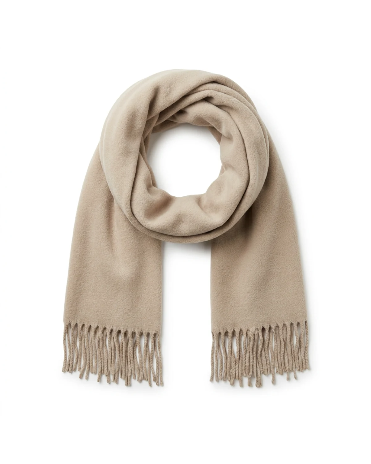 Scarf With Fringe: Polar Fleece