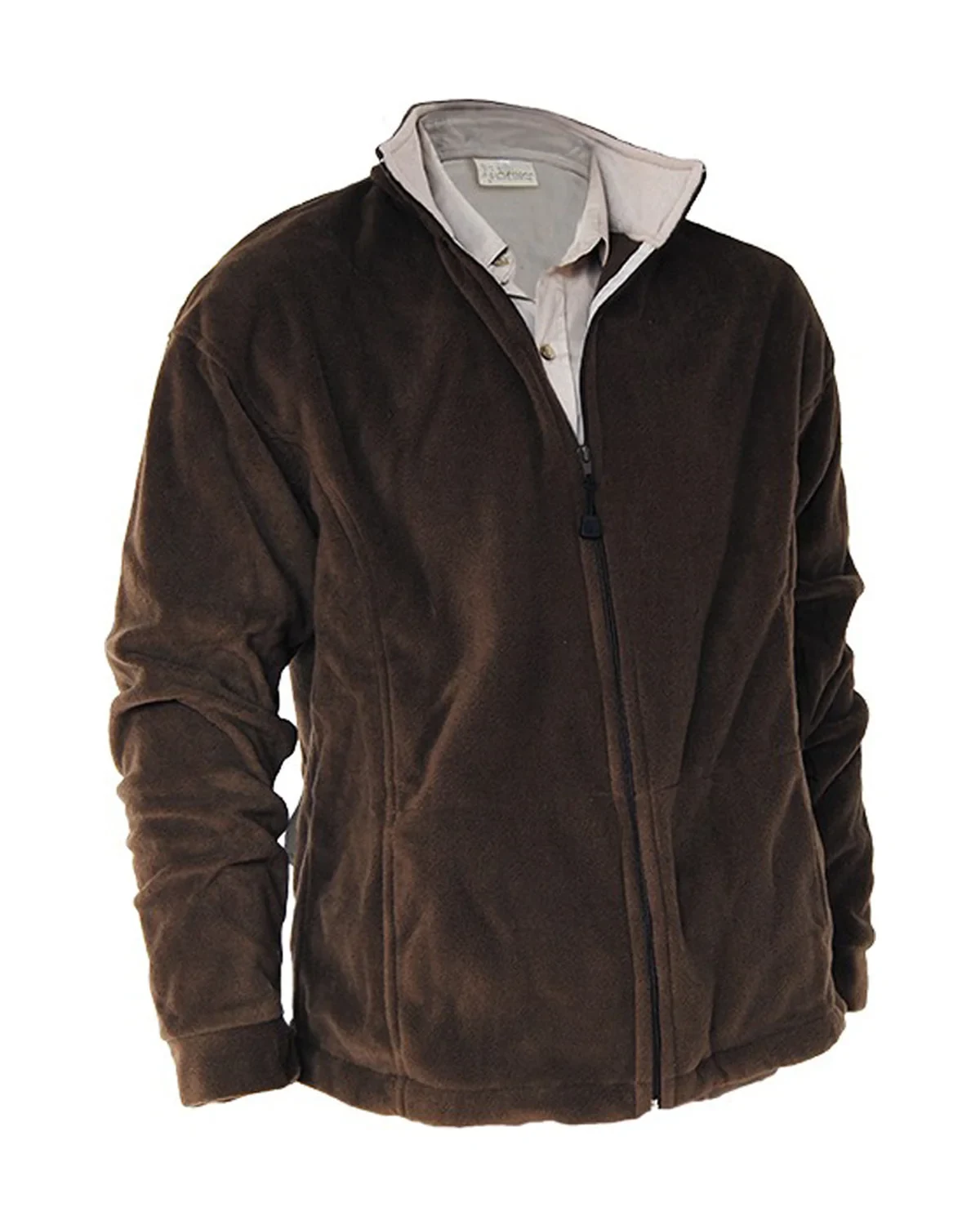 Unisex Polar Fleece Top With Pockets: Long-Sleeve