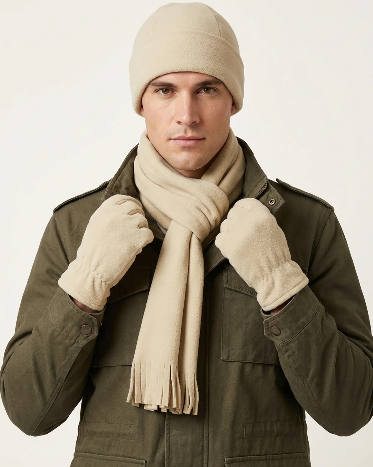 Unisex Winter Warmer Set: Polar Fleece