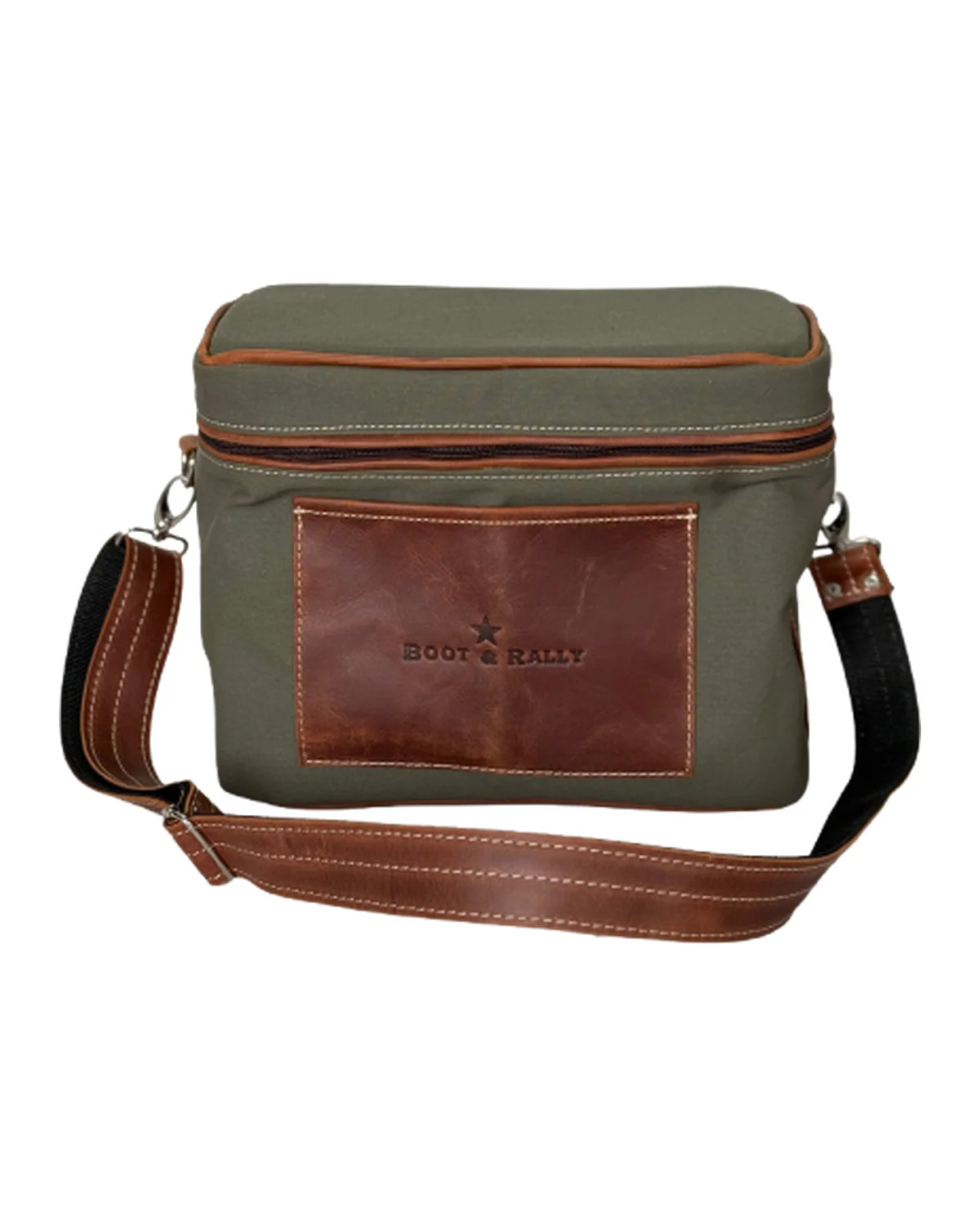 Canvas and Leather Cooler