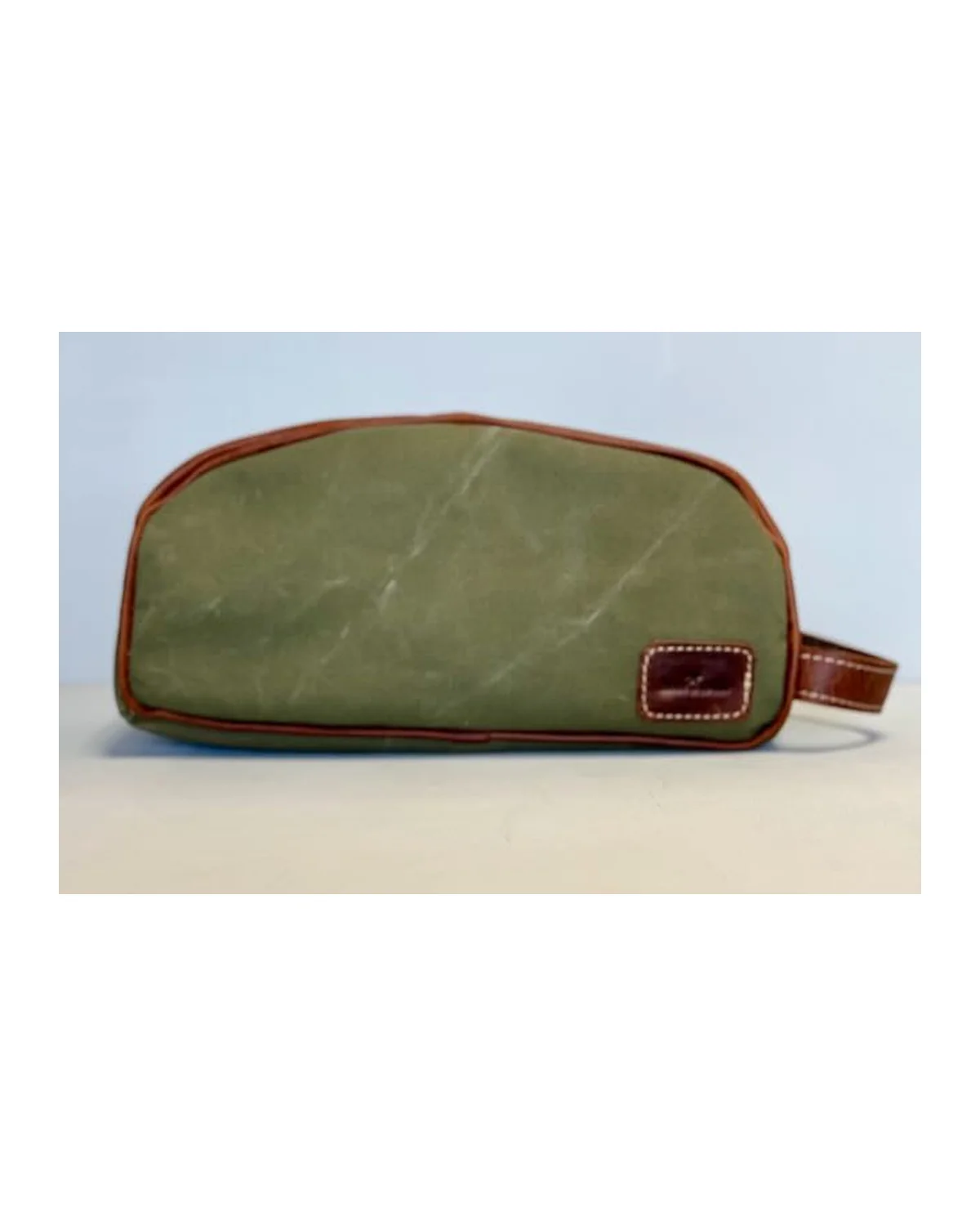 Double up Toiletry in Canvas and Leather