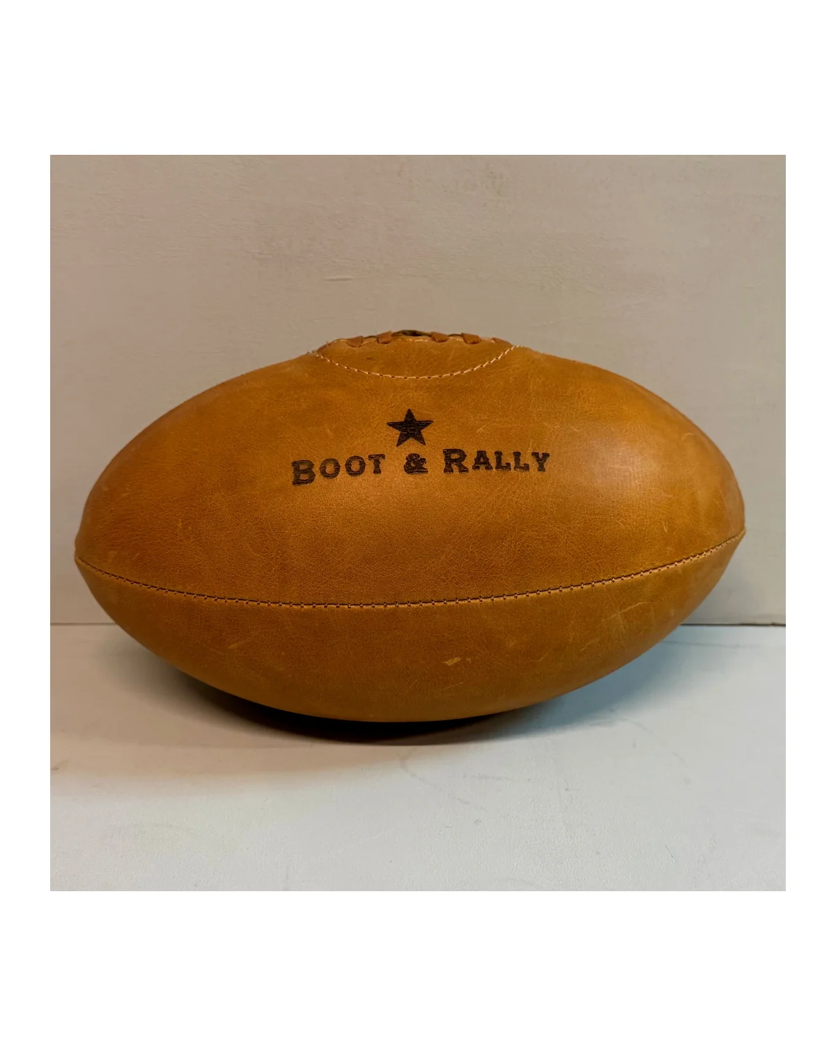 Handcrafted Leather Heritage Rugby Ball