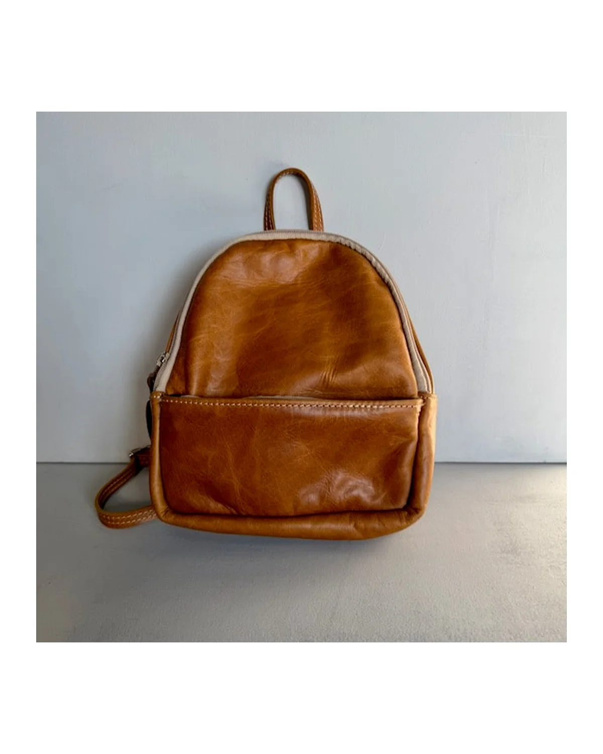 Small Leather Backpack