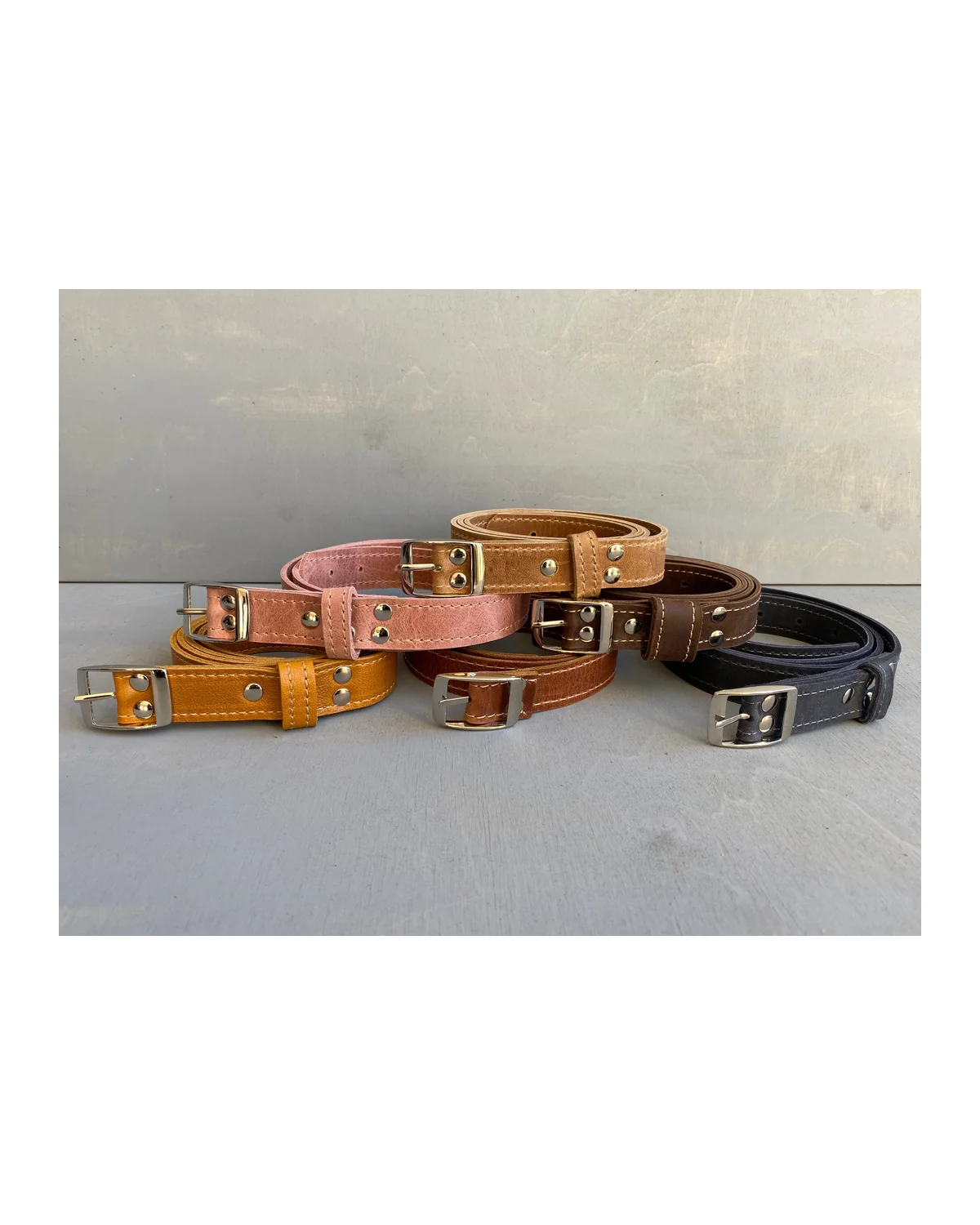 Womens leather belt