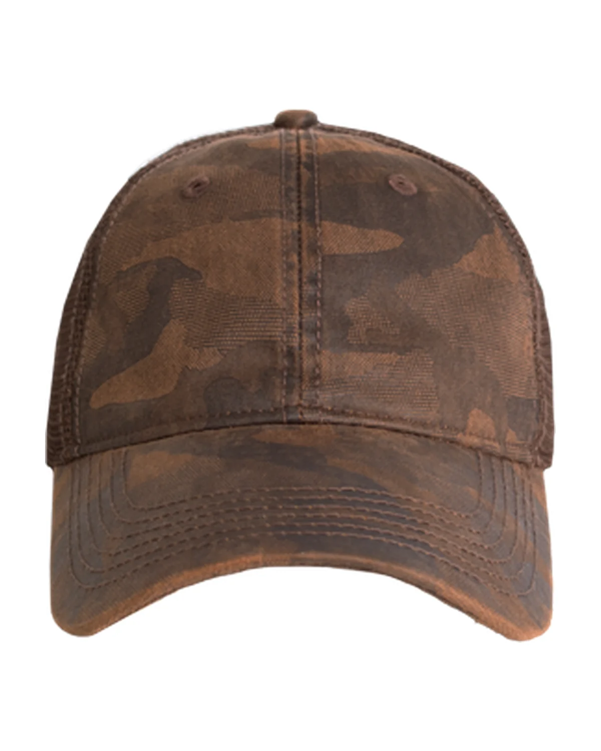 OILSKIN CAMO TRUCKER CAP